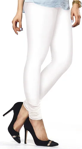 Miniatura 53 de ladyline Leggings Churidar elásticos de algodón para mujer Extra largos de longitud completa de cintura alta Talla regular y grande Pantalones