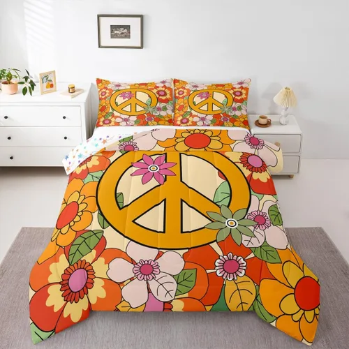 Miniatura 30 de Feelyou Southwest Native Juego de Ropa de Cama para Niños y Niñas Juego de Edredón Geométrico del Suroeste Tamaño Twin Edredón Tribal Decoración