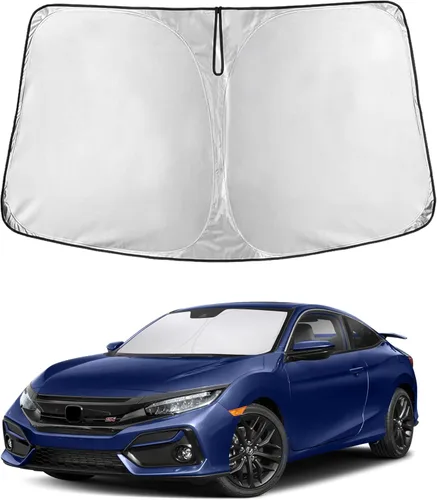 Miniatura 30 de EcoNour Parasol para parabrisas compatible con Hyundai Tucson 2016-2019 2020 2021, visera solar para parabrisas delantero y ventana, bloqueador