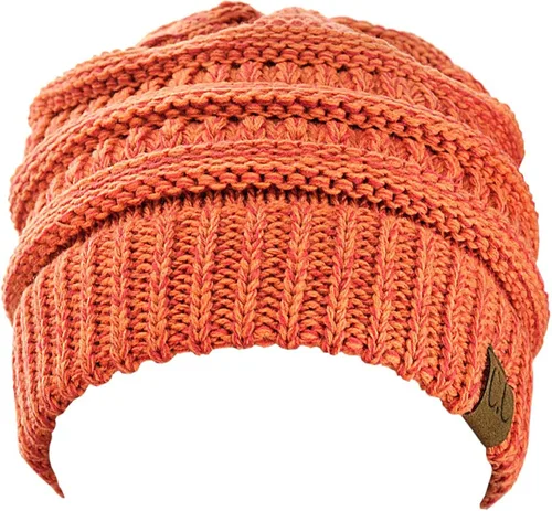 Miniatura 4 de NYFASHION101 Unisex Multicolor Warm Cable Knit Thick Beanie Cap
