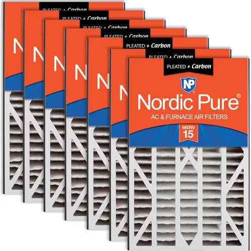 Miniatura 39 de Nordic Pure Filtros de aire de repuesto MERV 15 Plus Carbon Trion Air Bear Cub de 16 x 25 x 3 (15 13/16 x 24 5/16 x 3)