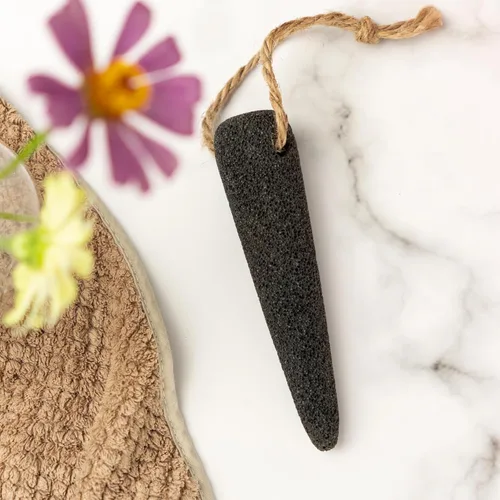 Miniatura 9 de Piedra pómez volcánica natural para pies y manos. Depurador de pies para eliminar la piel muerta y limpieza profunda, piedra en forma de cono