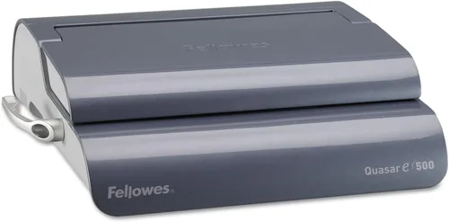 Miniatura 2 de Fellowes 5216901 Quasar 500 Sistema de encuadernación de peine eléctrico, 16 7/8 x 15 3/8 x 5 1/8, gris metálico, acero aleado