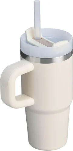 Miniatura 3 de STANLEY Quencher H2.0 - Vaso con asa y pajilla, tapa de 3 posiciones Flowstate de 14 onzas, compatible con portavasos para viajes, vaso de acero