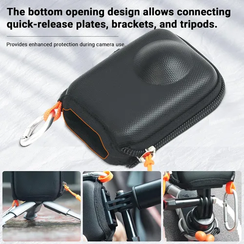 Miniatura 4 de CYNOVA Osmo 360 - Funda para accesorios DJI Osmo 360, con protector de pantalla (2 juegos), funda rígida de almacenamiento de viaje compatible