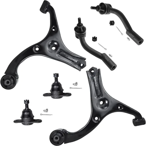 Miniatura 254 de Detroit Axle - Kit de extremo delantero para Chrysler 300 Dodge Charge Challenger 2011-2023, 2 brazos de control inferiores traseros 2 rótulas