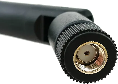 Miniatura 2 de Antena WiFi (paquete de 2) de doble banda 2.4GHz 5GHz 5.8GHz RP-SMA macho (agujero) 6dBi para adaptador de red inalámbrica Router