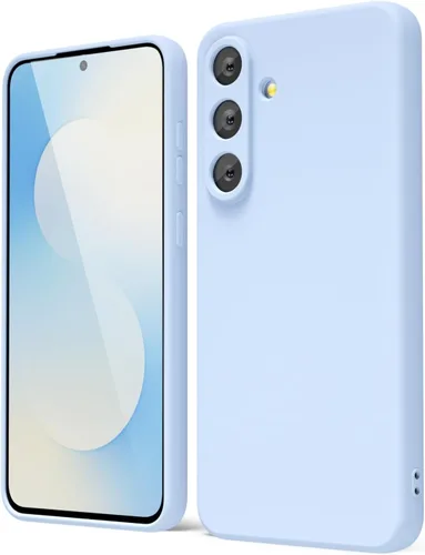 Miniatura 480 de oakxco Funda para teléfono Samsung Galaxy S21 Ultra con agarre de silicona líquida, bonita funda delgada y delgada de goma suave de TPU lisa