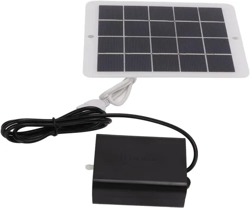 Miniatura 9 de Alomejor Oxigenador solar Bomba de aire Interfaz de salida 3W 5V Aireador de oxígeno solar portátil para decoración de jardín de peces de estanque
