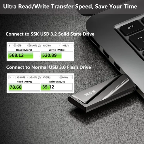 Miniatura 3 de SSK Paquete de SSD externo USB de 1 TB