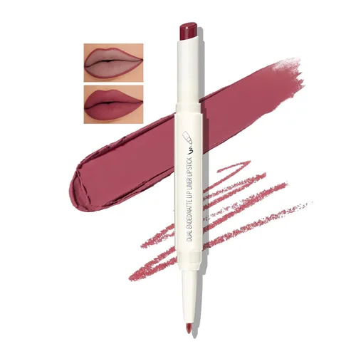 Miniatura 26 de Boobeen Lápiz labial mate de lápiz labial cremoso aterciopelado, cobertura completa, alto pigmento, impermeable, de larga duración, para mujeres