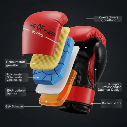 Miniatura 3 de Juego de guantes de boxeo y guantes de boxeo 3 en 1 para niños, guantes de boxeo, almohadillas de enfoque con envolturas de mano para niños,