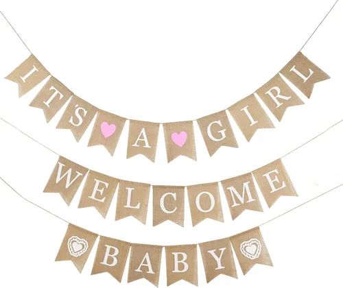 Miniatura 15 de MEEDEE Cinta de arpillera con alambre para bebé niño de 2.5 pulgadas para baby shower, pastel de pañales, regalos de bienvenida a casa, caja