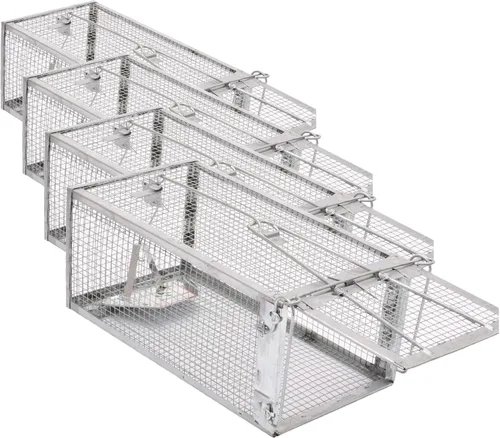 Miniatura 8 de Kensizer Paquete de 2 trampas para jaula animal, humana, que funciona para ratones, ratones, ardillas, ratones, ratones, ratones, hámsteres y otros