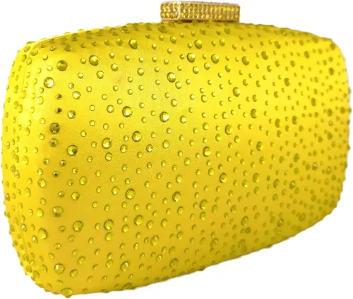 Miniatura 5 de Boutique De FGG Bolsos de noche para mujer, bolsos de mano de cristal para fiesta de boda, bolsos de diamantes de imitación para novia