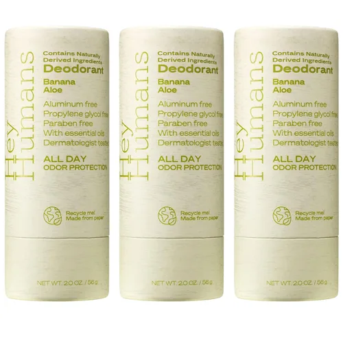 Miniatura 11 de Hey Humans Desodorante, desodorante sin aluminio para mujeres y hombres, contiene ingredientes derivados naturalmente, control de olores durante
