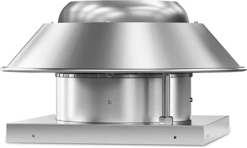 Ventilador de suministro de aire de techo de accionamiento directo Downblast Roof Axial Maquillaje Unidad de Aire -Base de 26 pulgadas, 1/3 HP 115