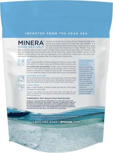 Miniatura 8 de Minera Sal del Mar Muerto - 10 lb. Bolsa a granel de grano grueso