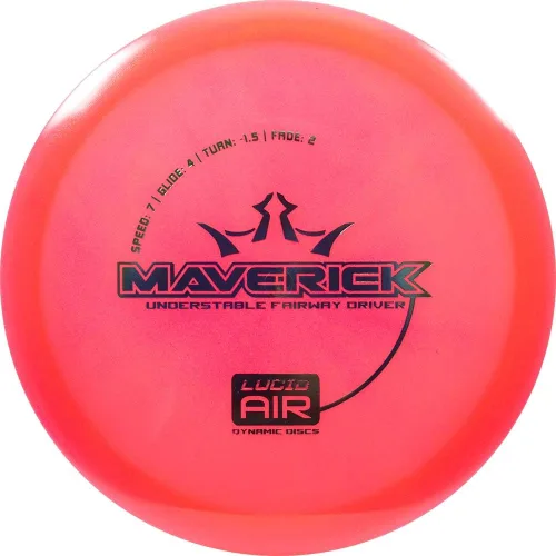 Discos dinámicos Lucid AIR Maverick Fairway Driver Golf Disc [los colores pueden variar]