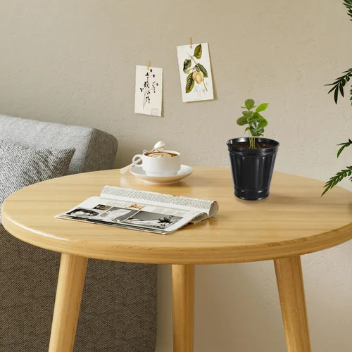 Miniatura 5 de ULTECHNOVO Bote de basura pequeño con tapa, papelera de escritorio para escritorio, oficina, cocina y maceta, contenedor compacto de basura de mesa