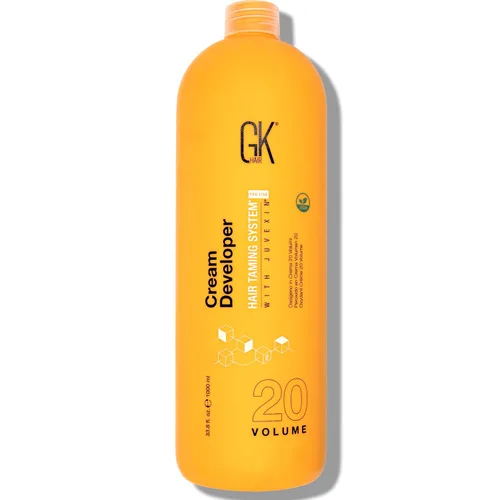 GK HAIR Crema vegana profesional para el cabello, desarrollador de 20 volúmenes, 33.8 onzas líquidas para teñir el cabello, tinte de tóner