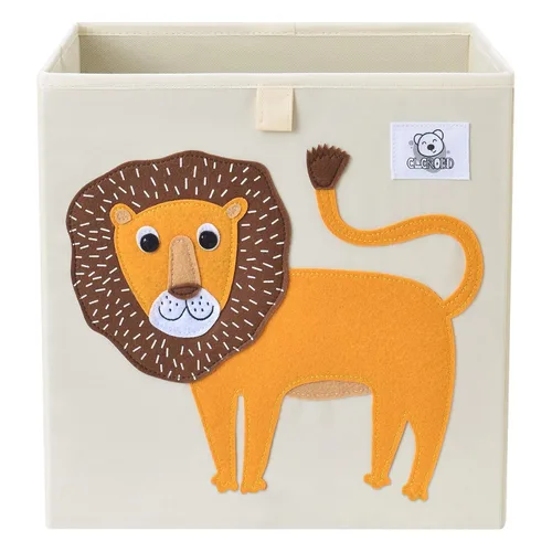 Miniatura 9 de Contenedores plegables de almacenamiento de animales de tela, caja/cofre/organizador para niños pequeños/niños, guardería, sala de juegos, 13 Alpaca