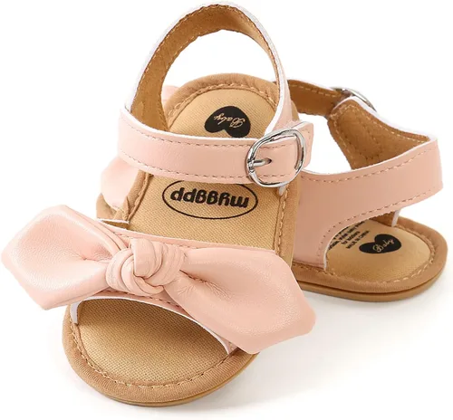 Miniatura 72 de Sandalias de verano para bebés, niñas y niños, unisex, antideslizantes, suela suave, transpirable, para primeros pasos, zapatos de playa al aire