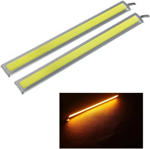 Miniatura 15 de BININBOX Luces LED COB superbrillantes de 6 W para coche de 12 V para conducción de niebla DRL luz diurna lámpara impermeable delgado paquete de 2