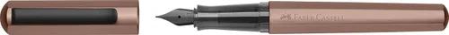 Miniatura 2 de Faber-Castell HEXO - Pluma estilográfica, bronce, extrafina: moderna pluma estilográfica con punta extra fina de acero inoxidable negro, agarre