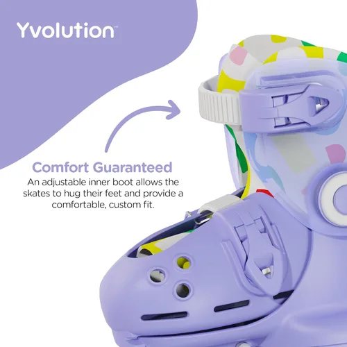 Miniatura 6 de Volution Learner Twista Patines – Patines ajustables 2 en 1 para niños a partir de 2 años – Convierte de patines de tres ruedas a patines en línea
