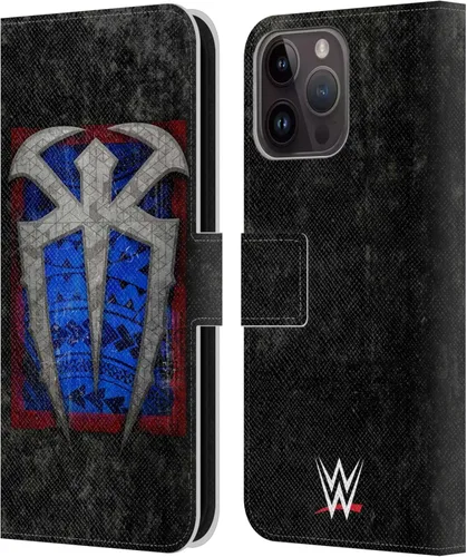 Miniatura 94 de Head Case Designs Officially Licensed WWE Distressed Logo Roman Reigns Leather Wallet Case Compatible with Apple iPhone 11