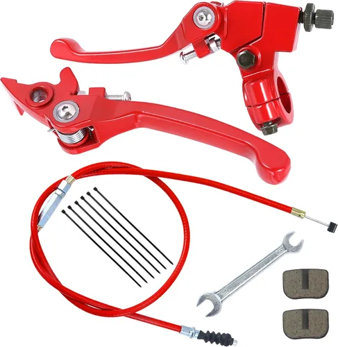 Miniatura 7 de Stylemafia Palanca de freno de embrague plegable con cable de embrague compatible con Apollo RFZ TaoTao SSR 110 125 Thumpstar 50cc 150cc 7/8 Handble