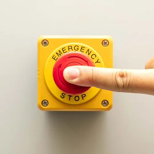 Miniatura 3 de Uxcell - Estación de interruptor de botón de bloqueo automático de hongos con luz verde
