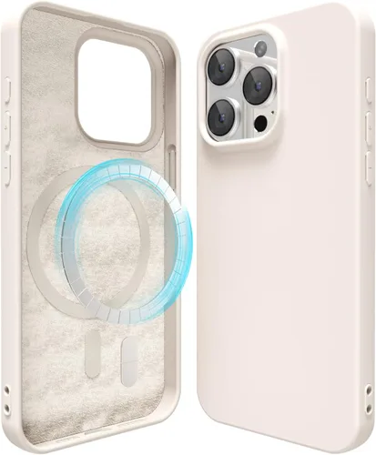 Miniatura 77 de oakxco Funda de silicona para iPhone 12 Pro Max, magnética, compatible con carga inalámbrica Magsafe, cubierta protectora de goma suave y delgada
