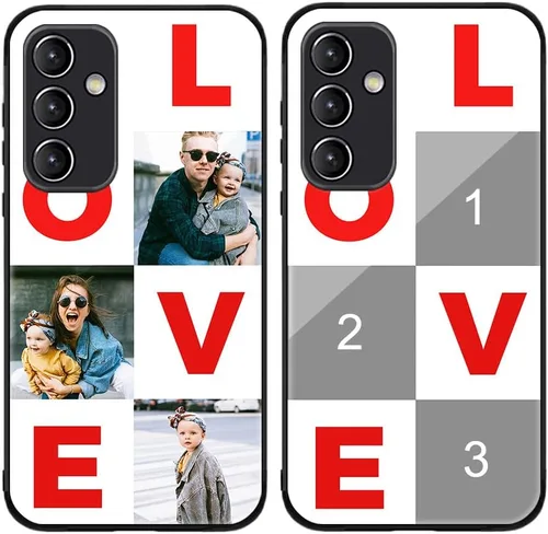 Miniatura 22 de Funda de teléfono personalizada para Samsung Galaxy S22+ / S22 Plus 5G, funda de TPU suave de vidrio templado antiarañazos personalizada con foto