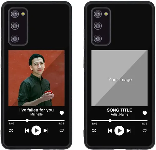 Miniatura 305 de Funda de teléfono personalizada para Samsung Galaxy S22+ / S22 Plus 5G, funda de TPU suave de vidrio templado antiarañazos personalizada con foto