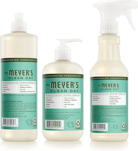 Miniatura 2 de MRS. MEYER'S CLEAN DAY - Juego de artículos esenciales de cocina, incluye: jabón de manos, jabón para platos y limpiador multiusos, albahaca