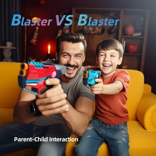 Miniatura 7 de Conjunto de Laser Tag de 2, Juego de Laser Tag con Chalecos de Pantalla de Puntuación LED para Niños, Adolescentes y Adultos, Juguetes de Regalo