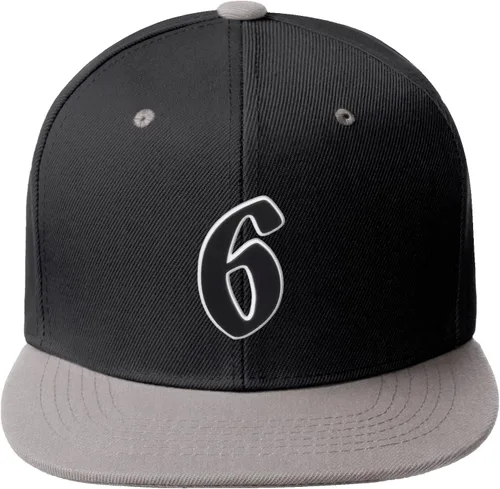 Miniatura 1109 de Daxton Gorra clásica con visera de billete plano con letras del alfabeto inglés antiguo de la A a la Z