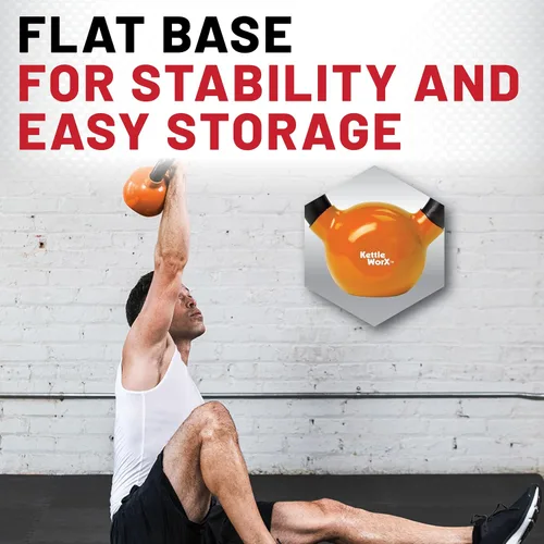 Miniatura 5 de Kettleball Weight para entrenamiento de fuerza, acondicionamiento y fitness