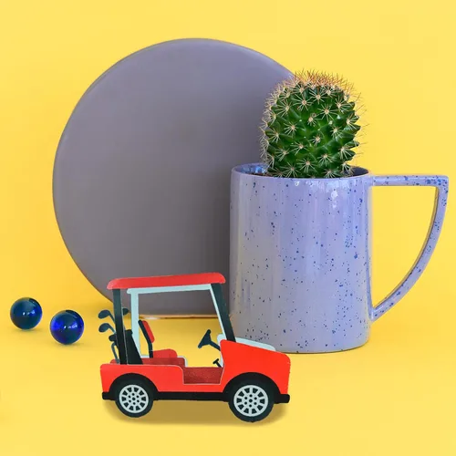 Miniatura 6 de GLOBLELAND Troqueles de corte de carrito de golf para bricolaje Scrapbooking Herramientas de golf de metal troquelados deportivos Plantillas
