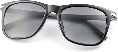 YIMI Gafas de sol bifocales polarizadas para lectura con protección UV400, lentes de bloqueo de luz azul, lentes de lectura bifocales tintadas en