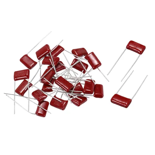 Miniatura 19 de uxcell 20 condensadores de película de polipropileno metalizado CBB22 400V 103J 5% de tolerancia a través del orificio pasante