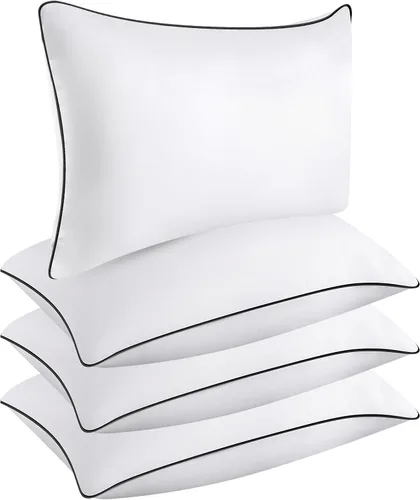 Miniatura 2 de OPPOSY Almohadas de cama para dormir, paquete de 2 almohadas de firmeza media, tamaño estándar, almohadas refrescantes de calidad de hotel