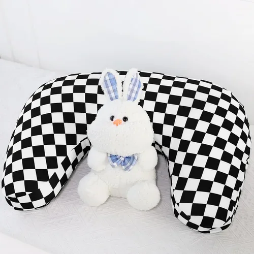 Miniatura 8 de DILIMI Funda de almohada de lactancia, funda de lactancia suave y elástica para almohada de lactancia materna, extraíble para bebés niños y niñas