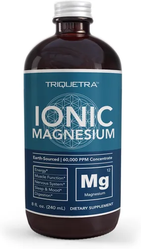 Miniatura 7 de Magnesio líquido iónico (96 porciones) cloruro de magnesio de mayor absorción, tamaño de partícula picométrica, botella de vidrio, carga iónica