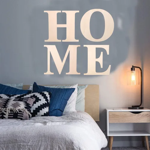 Miniatura 3 de Letra de madera de 12 pulgadas, letras de madera para decoración de pared, letras de madera en blanco sin terminar de 1/5 pulgadas para decoración