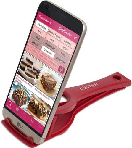 Miniatura 10 de Cestari Soporte para recetas para teléfonos inteligentes y tabletas, mantén tu teléfono, Kindle o iPad cómodo mientras cocinas - Soporte original
