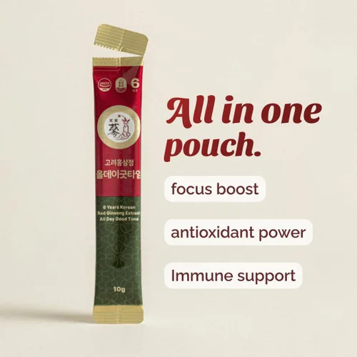 Miniatura 2 de Red Ginseng Immune Shot - 6 años de ginseng coreano - HACCP 100 barras sin cafeína