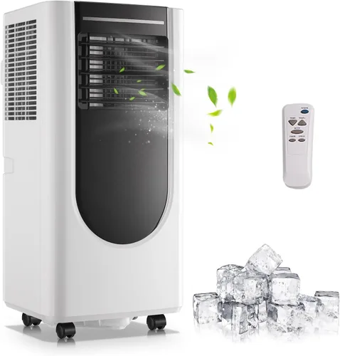 WANAI Aire acondicionado portátil, 8000 BTU 6 en 1 aire acondicionado de refrigeración para habitaciones de hasta 250 pies cuadrados, aire